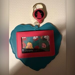 Loungefly Alice in Wonderland Rose Bush Retractable Lanyard